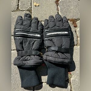 Men’s Medium Black Heavy Duty Winter Gloves by Grandoe